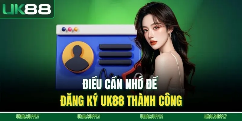 Điều cần nhớ để đăng ký UK88 thành công